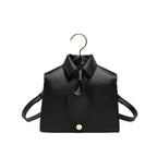 Women's Plain Color Shirt Design Crossbody Bag