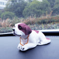 Car trailer wobbly head dog