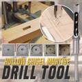 Hollow chisel bit – Precise square hole wood tool