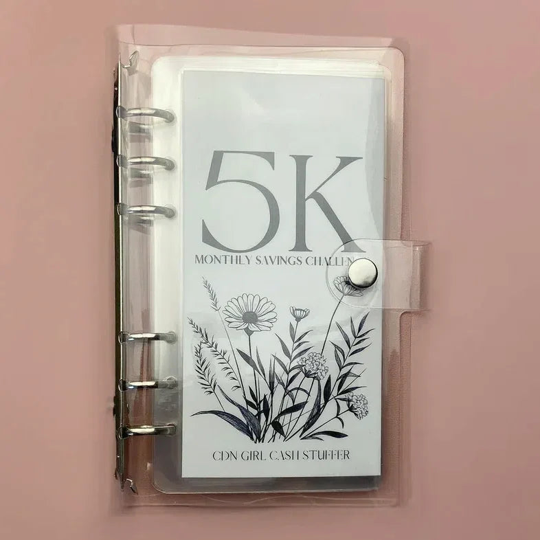 12-Month Envelopes Money-Saving Challenges Binder