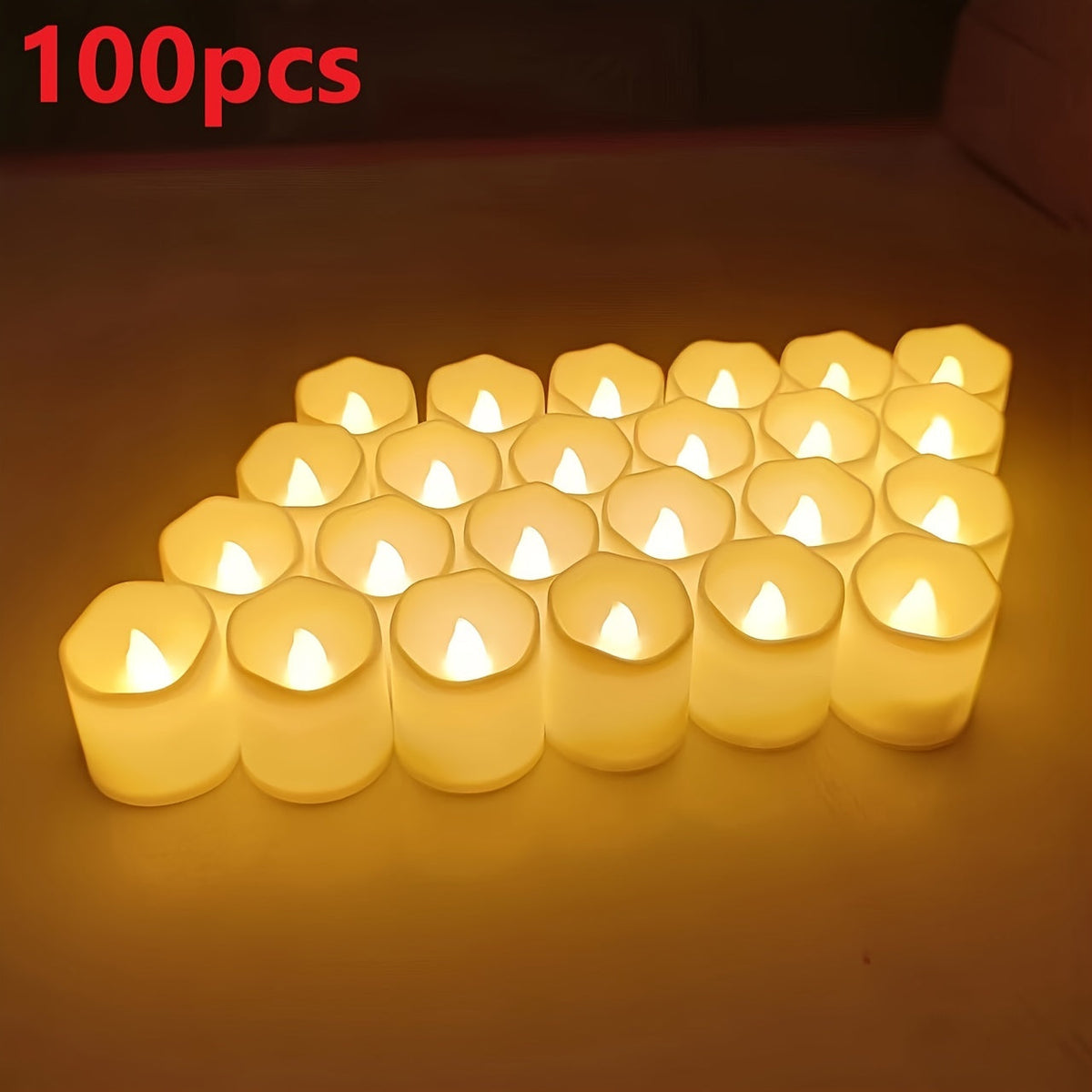 RomanticGlow - Flameless LED Tea Lights for Atmospheric Moments