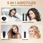 ProStyler 5-in-1 Hair Styling Set - Hair Dryer, Curling Iron and Straightening Brush