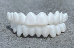 100% Adjustable Whitening Fake Invisible Holeless Braces