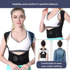 Back Support and Posture Corrector | Adjustable, Comfortable & Ideal for Improving Confidence and Posture