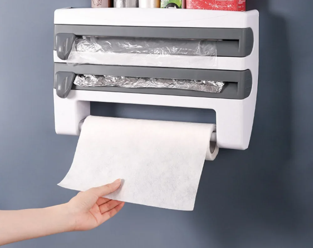 MultiFix 4-in-1 Kitchen Roll Holder