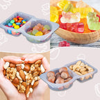Snack container with double compartment – Leak-proof freshness container