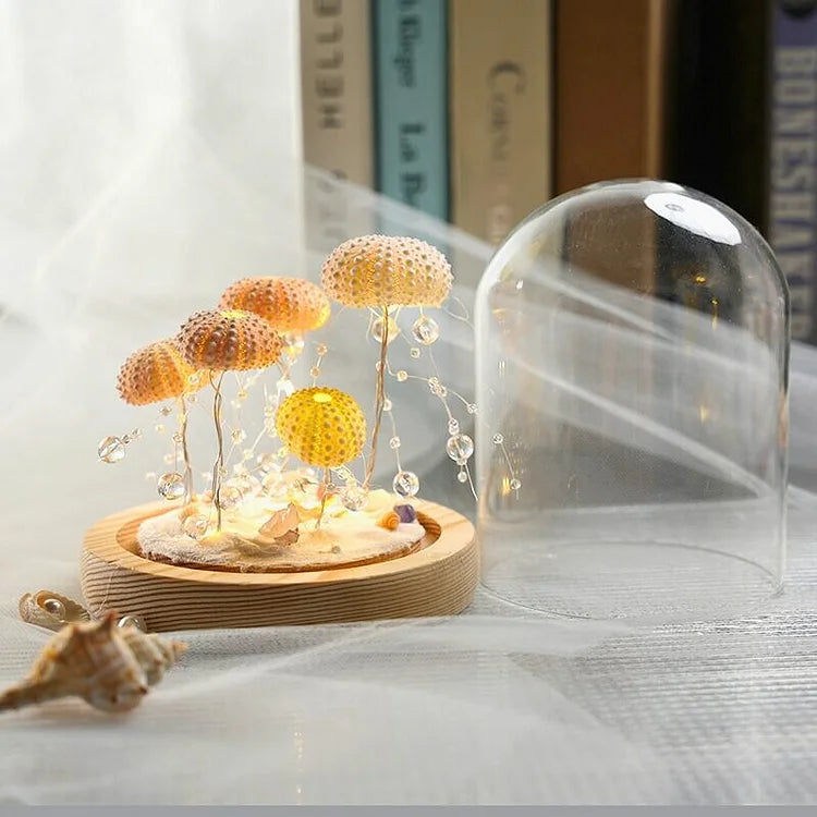 LumiCraft – Unique DIY table lamp with natural sea shell for a cozy décor