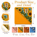 Personalized Initial Four Seasons Diamond Painting Corner Bookmark Kit