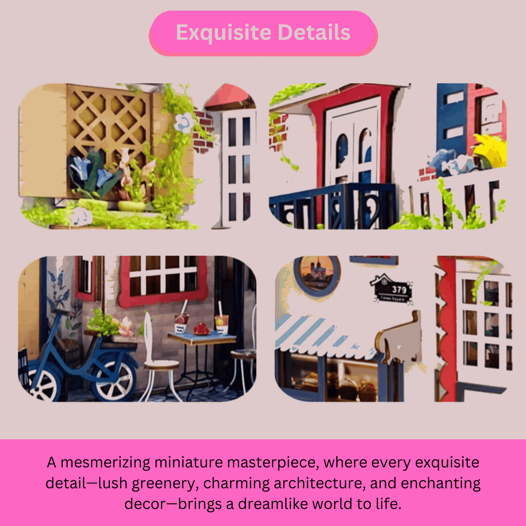 Parisian Alley DIY Book Nook Kit