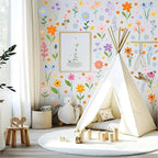 8 Sheets Spring Flowers Wall Stickers – 102 Self-Adhesive Designs for a Fresh Home!