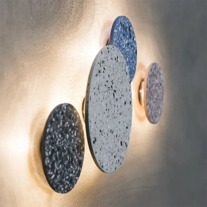 Scandinavian Wall Lamp Unique Combination of Terrazzo and Warm Light