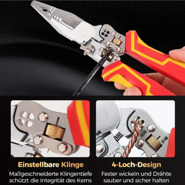 8-in-1 Stripping Plier with Voltage Tester