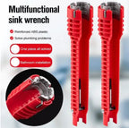 8-in-1 flush key – for hard-to-reach fittings
