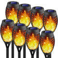 8-Pack: Solar Torch Light with Flickering Flame