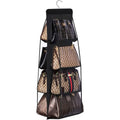 8-Pocket Hanging Handbag Organizer Handbag Storage Hammock