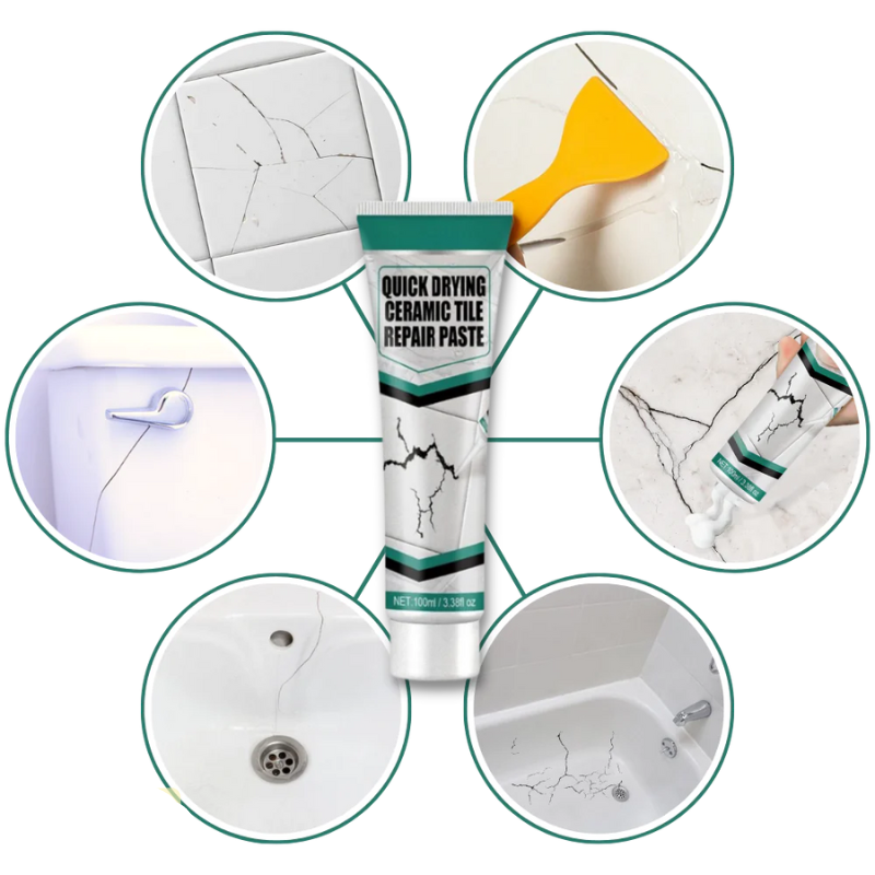 Multi-Surface Repair Paste for Metal, Plastic, Wood and Ceramic with Quick Drying