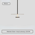 Minimalistic Ring Pendant Light, Modern LED Hanging Lamp for Dining Room & Office