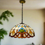 Retro Glass Chandelier