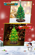 Small Particle Interlocking Christmas Tree Blocks