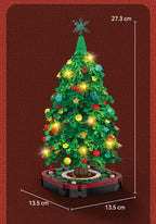 Small Particle Interlocking Christmas Tree Blocks