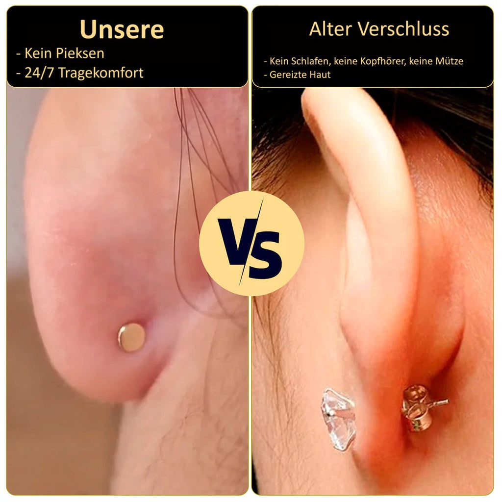 Ear studs with flat back