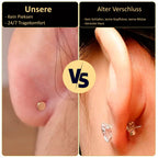 Ear studs with flat back