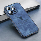 Deer - Luxury Leather iPhone Case with Stylish Design and Shockproof Protection