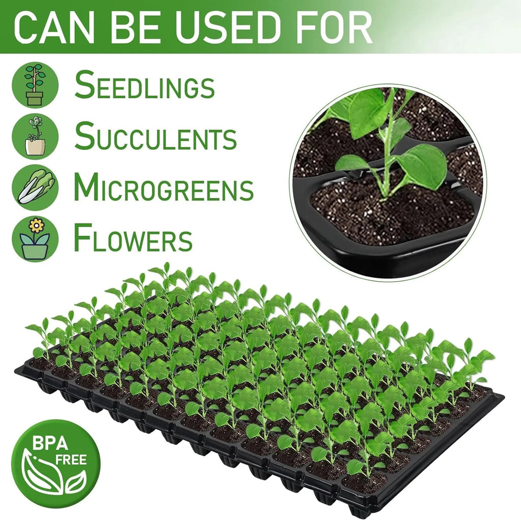 Rectangular Plant Bowl – Seedling Tray for Efficient Germination and Growth of Seedlings