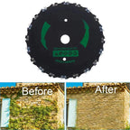 Brush Cutter Chain Saw Blade for 30cc+ Trimmers with 3/16-Inch File Compatibility