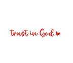 “Trust in God” Rear-View Mirror Decal
