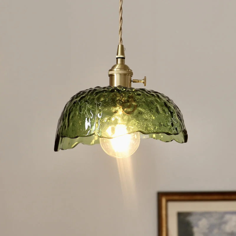 GlasTangle - Creatieve Messing Lamp