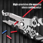Foldable 8-in-1 Wire Stripper for Electrical Work