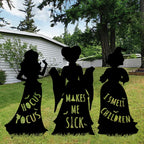 3-Piece Witch Sisters Halloween Yard Décor Set