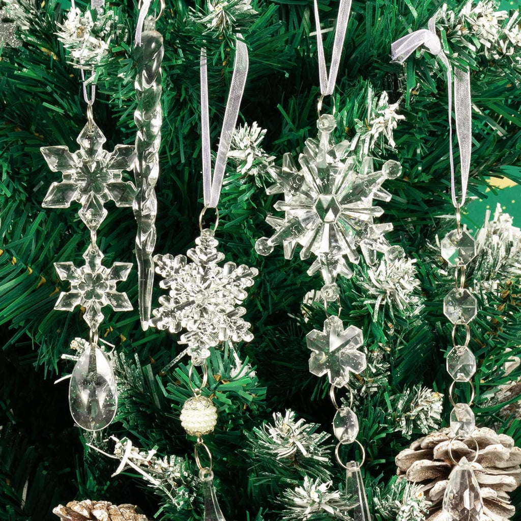 Crystal Christmas Ornaments Set - ShineBright