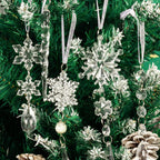 Crystal Christmas Ornaments Set - ShineBright