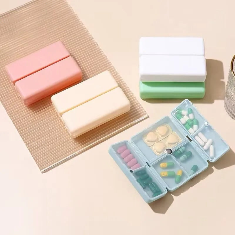 Compact Magnetic Pill Organizer | Portable, Safe Storage