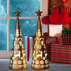 LED Cone Table Decoration Set (2 Pieces) - ShimmerCone