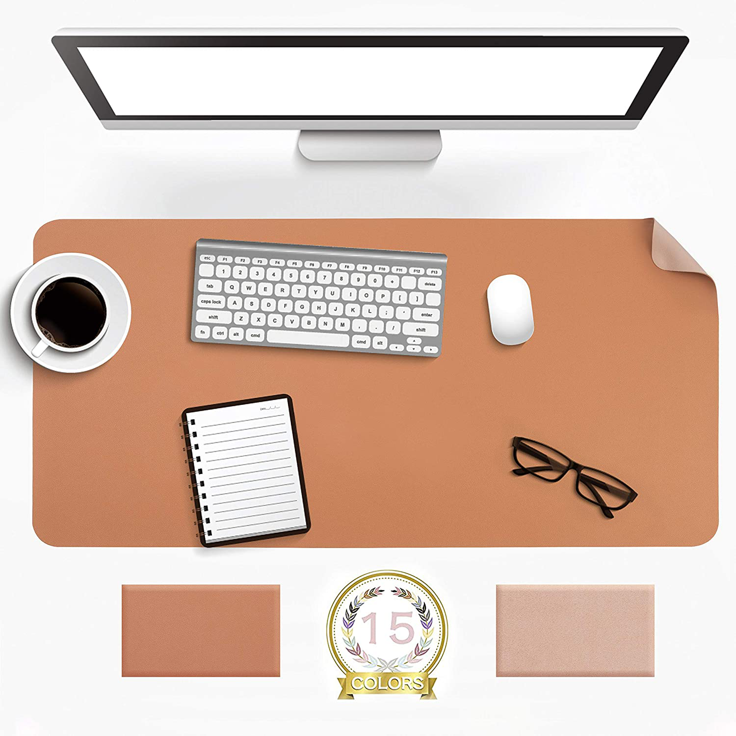 Desk Pad Protector Waterproof Non-Slip Leather Office Mouse Mat