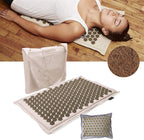 Acupressure mat with Pillow and 5500 Pressure Points – The Florapress Relaxation Set