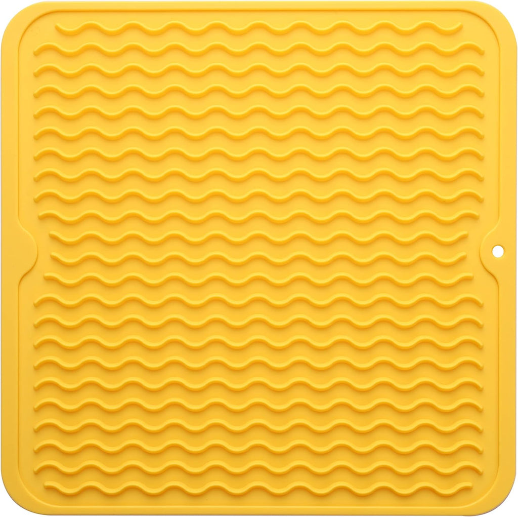 KÜCHENWELLA Silicone Kitchen Mat | Heat Resistant & Non-Slip | Dish Mat, Refrigerator & Drawer Liner | BPA-Free & Easy to Clean