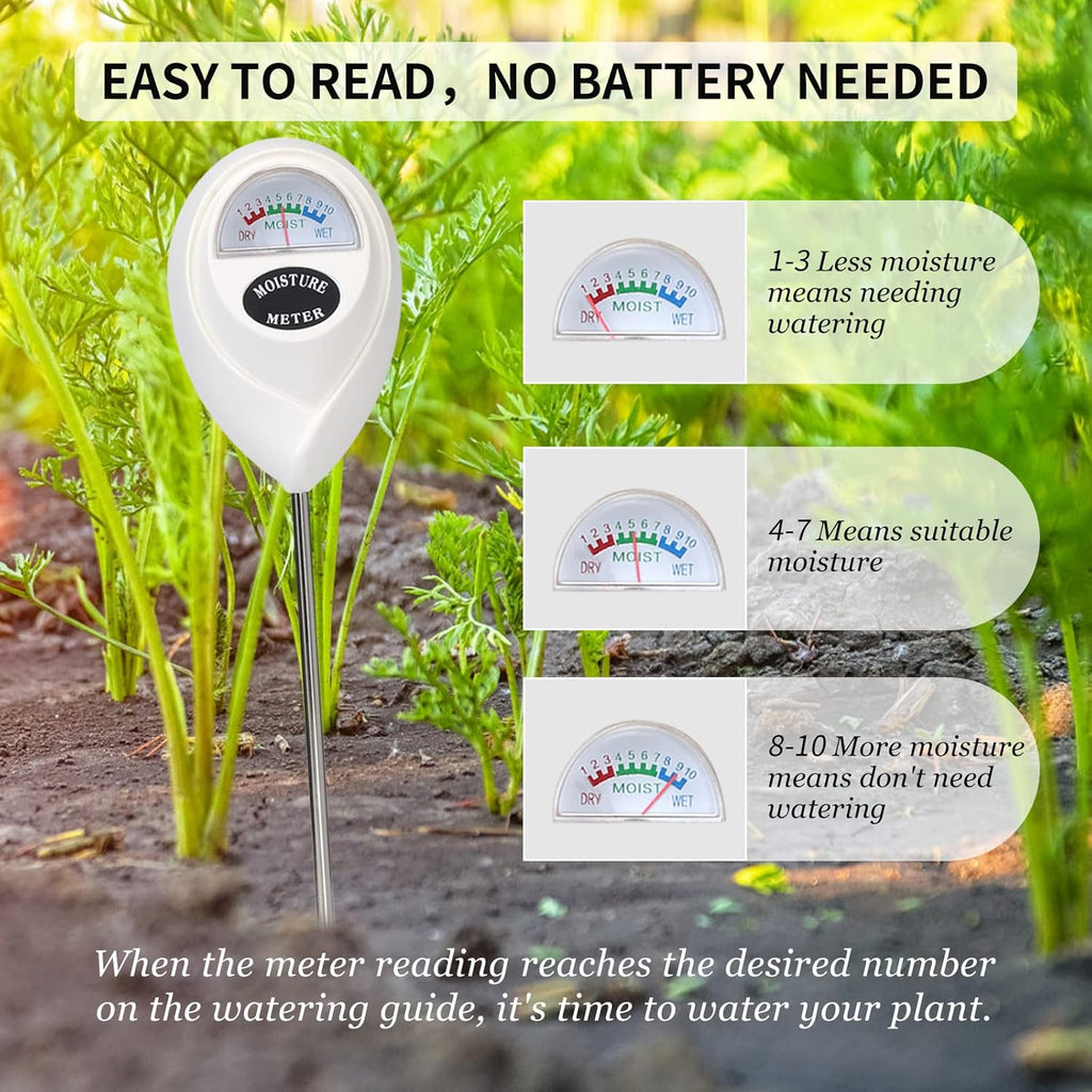 Soil moisture meter for precise moisture measurement in soil – Ideal for plant care