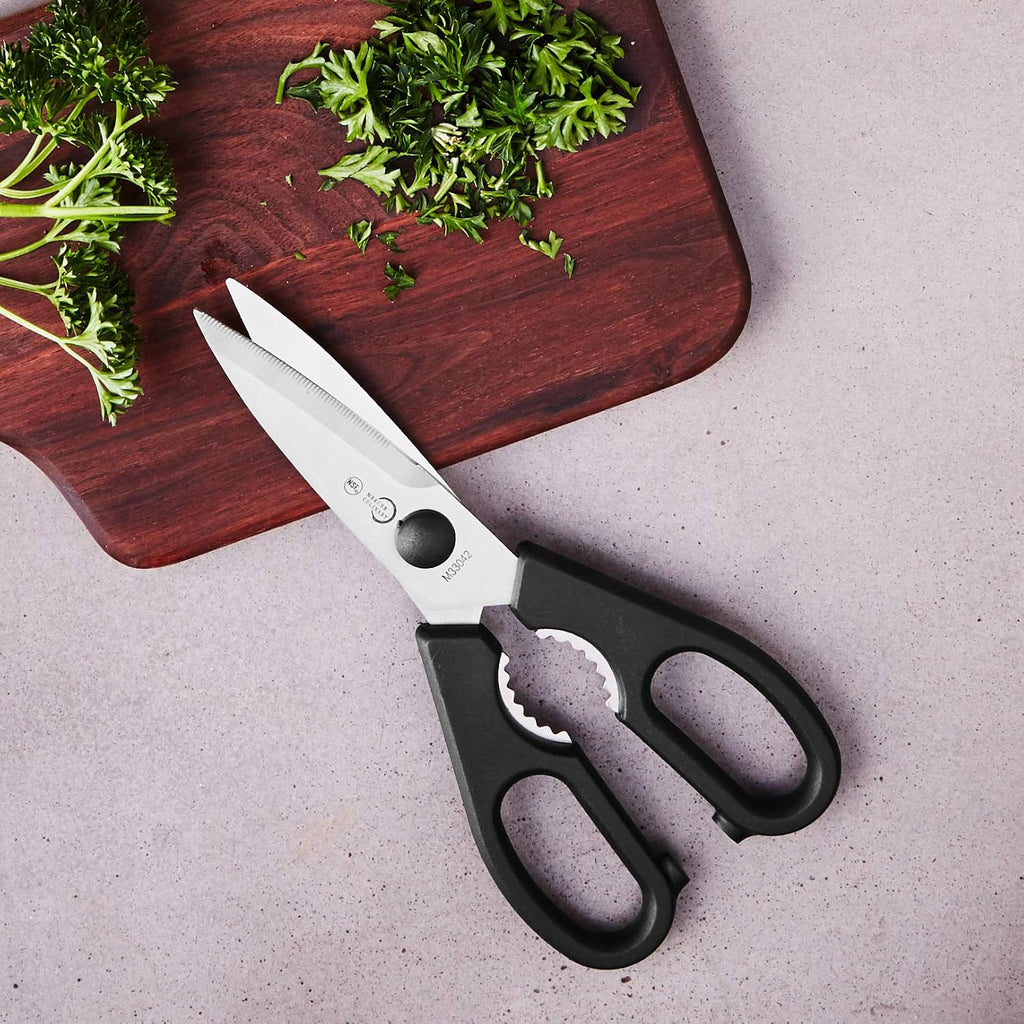 Chef's Knife Scissors - Premium Stainless Steel Blades - Ideal for Cutting Herbs, Poultry, and Other Kitchen Tasks - Ergonomic Handles for Comfortable Grip and Precision - Multifunctional and Durable