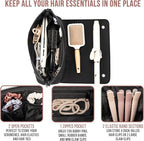 2-in-1 hair tool travel bag & heat-resistant mat