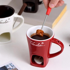 ChocoFondue - Elegant Bowl for Meltable Chocolate & Cheese