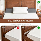 Gap Filler Wedge Pillow | Adjustable Height, Compact Design & Ideal for Twin, Queen, King Beds and Sofas