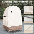 Waterproof Egg Chair Cover with Double Zipper – Solara