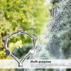 High pressure stainless steel ring multi nozzle – Efficient spray attachment for garden irrigation