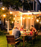 LumiSolar | Solar String Lights G40 – Weatherproof & Energy Saving