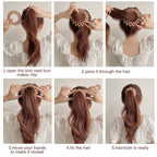 Stylish Bird's Nest Hair Clips – 3-Piece Set
