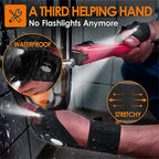 New LED Gloves With Waterproof Lights